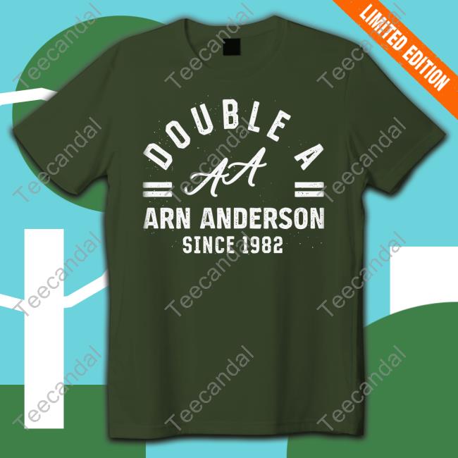 Double A Arn Anderson Since 1982 Long Sleeve Tee Shirt Double A Arn Anderson Since 1982 Tee Shirt