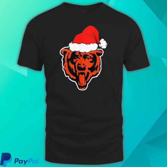 Trending Chicago Bears Logo Santa Hat Christmas 2023 TankTop