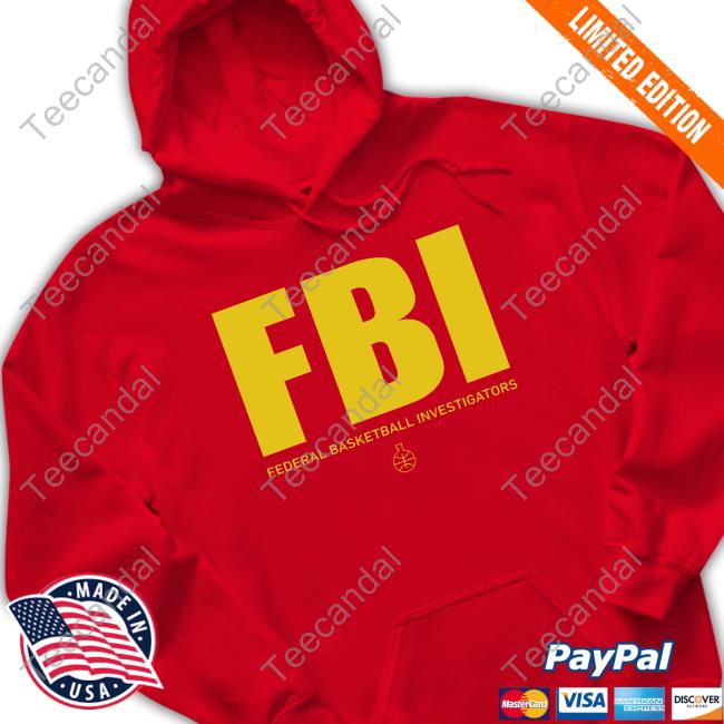 Fbi Federal Basketball Investigators Shirts
