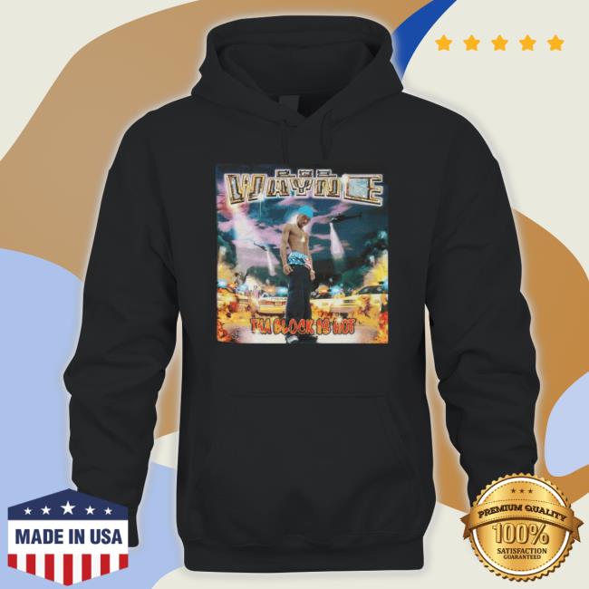 Official Lil Wiggins Tha Block Is Hot Hooded Sweatshirt