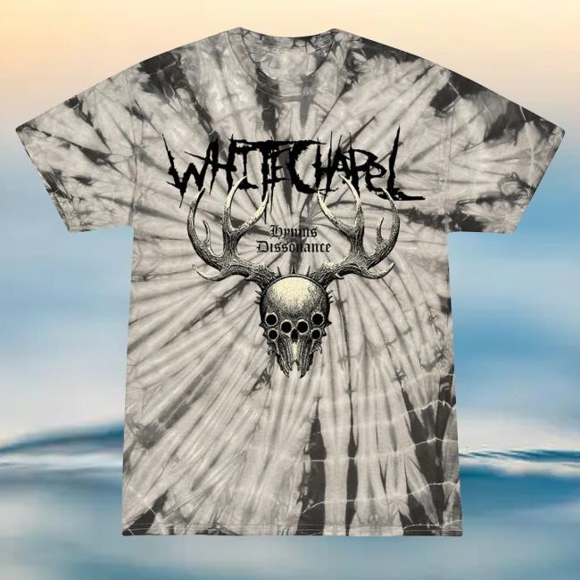 Trending Whitechapel Merch Dissonance Spider Grey Long Sleeve Shirt