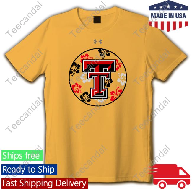 Maui Hibiscus Texas Tech Basketball Hoodie Maui Jim
