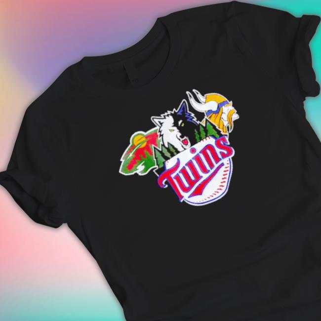 Minnesota Vikings Timberwolves Twins Wild Shirts