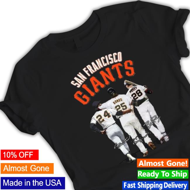 2022 San Francisco Giants Bonds Vs Posey Signatures Classic Shirt
