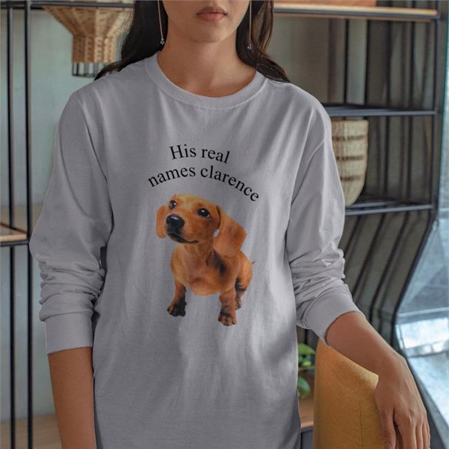 Shirts That Go Hard His Real Names Clarence Hoodied Sweatshirt The Good Shirts Store