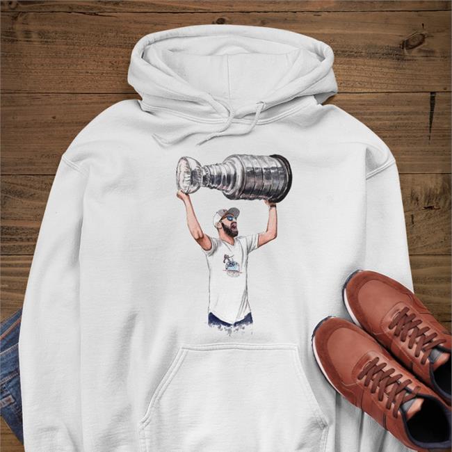 Nazem Kadri With The Stanley Cup Tee Shirt