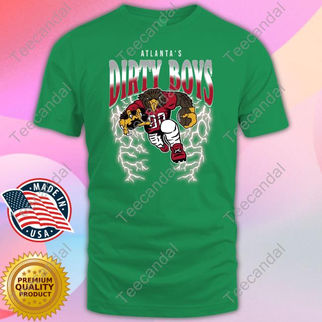 Atlanta's Dirty Boys Lightning Tees Atlanta's Dirty Boys Lightning Tee Barstool Sports Store
