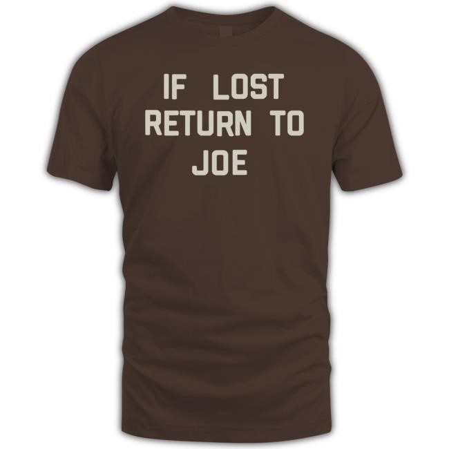 Joe Jonas Merch If Lost Return To Joe Hooded Sweatshirt