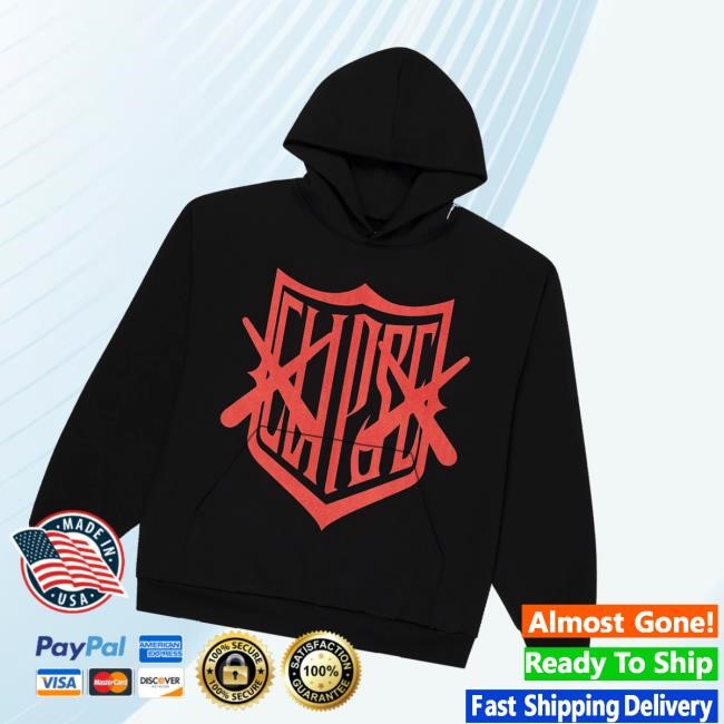 Letgodsortemout Merch Store Shop Kaws X Clipse Shield Hoodie Sweatshirt