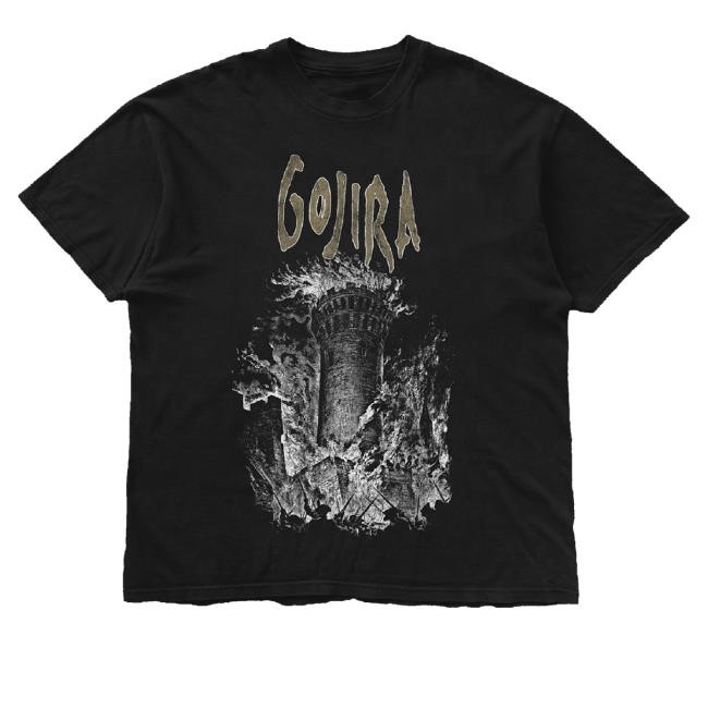 Trending Gojira Merch Castle Burning Shirts