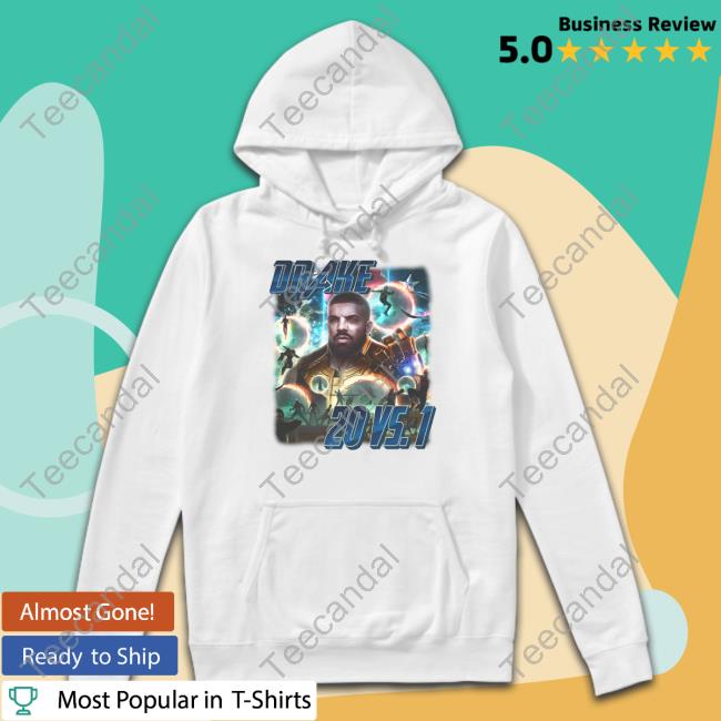 Drake 20 Vs. 1 Sweatshirt Funnyahhtees Store Drake Thanos 20 Vs. 1