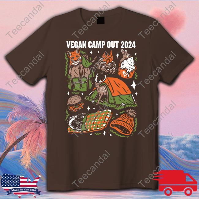 Official Vegan Camp Out 2024 New Shirt 2024 Festival Vegan Camp Out 2024 Tank Top