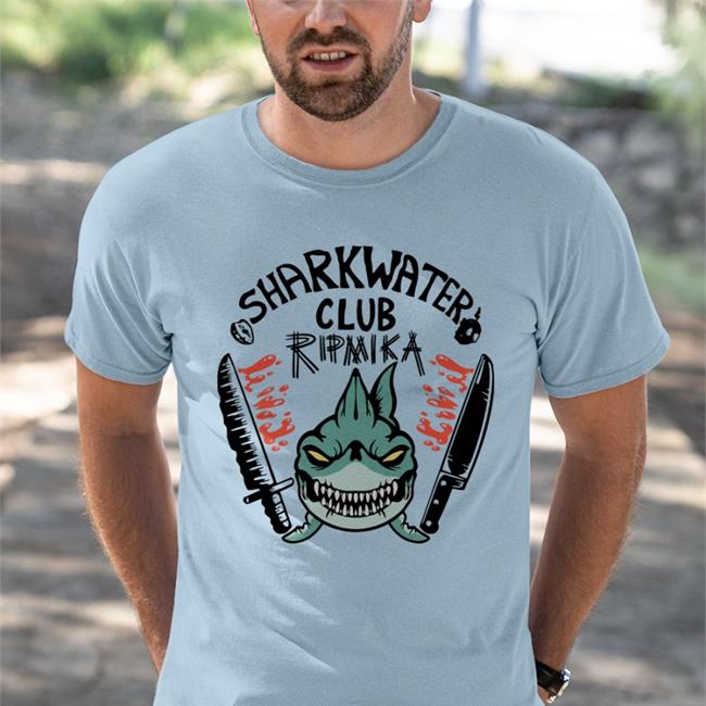 Ripmika Store Mika Jakey Boi Sharkwater Club Raglan Tee