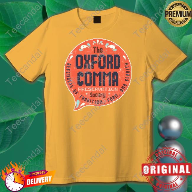Oxford Comma Preservation Society Hoodie Ferfer