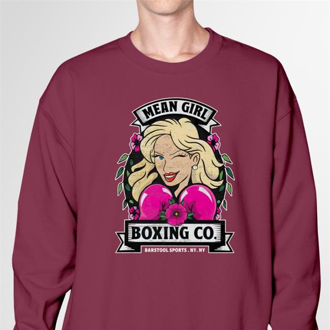 Barstoolsports Store Mean Girl Boxing Tee Shirt