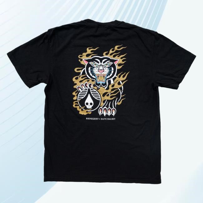 Rhinegeist Merch Store Rhinegeist Brewery Inked Panther Crewneck Sweatshirt