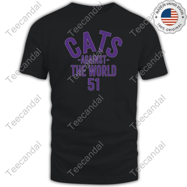 Northwestern Coaches, Staff Wear Cats Against The World 51 Hoodie