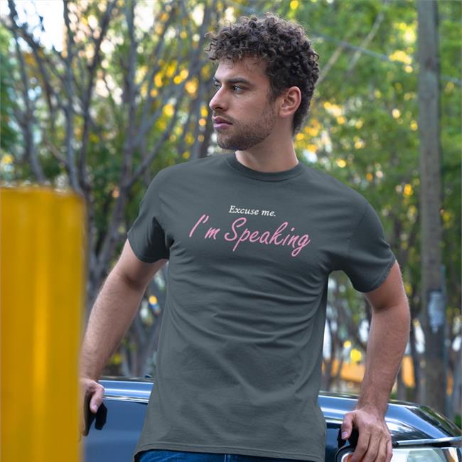 Excuse Me I'm Speaking Shirt Afrosab Black