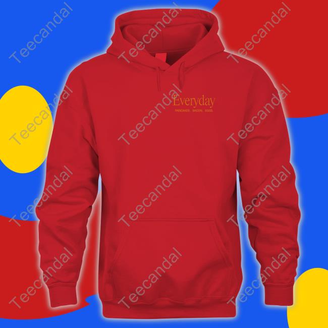 Everyday Pancakes Bacon Eggs Long Sleeve Tee