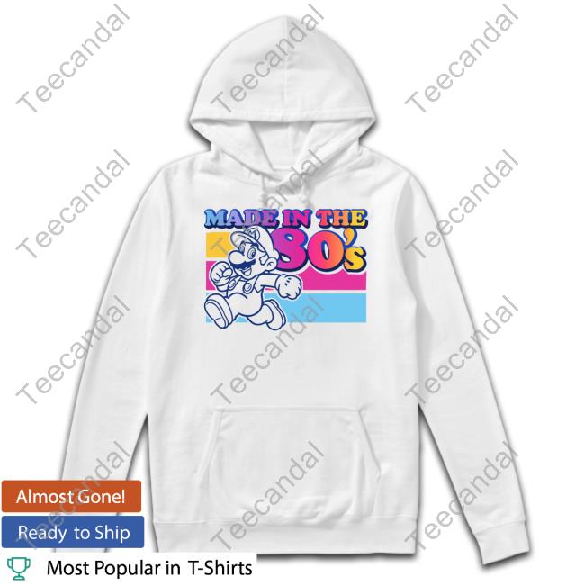 Super Mario Made In The 80’S Long Sleeve Shirt
