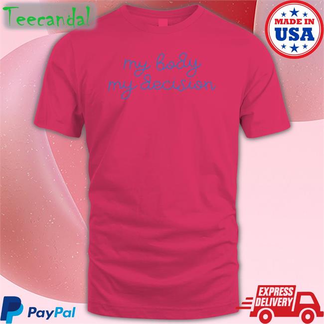 My Body My Decision Long Sleeve T Shirt Gretchen Whitmer