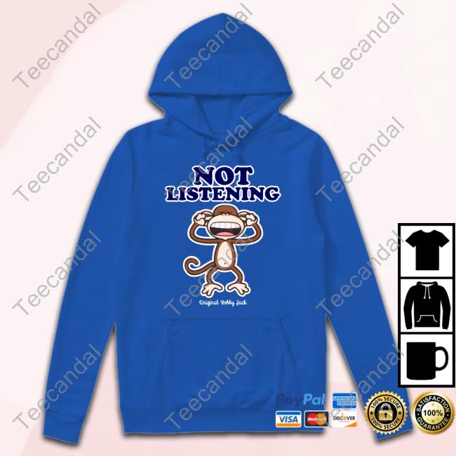Bobbyjackbrand Not Listening - Bobby Jack Raglan Top Hoodie