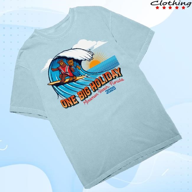 Trending My Morning Jacket Merch One Big Holiday Surf Bears Shirts