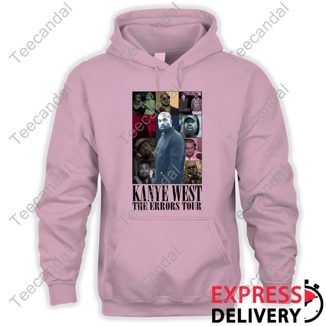 Shitheadsteve Kanye West The Errors Tour Long Sleeve T Shirt Shitheadsteve Kanye West The Errors Tour T Shirt