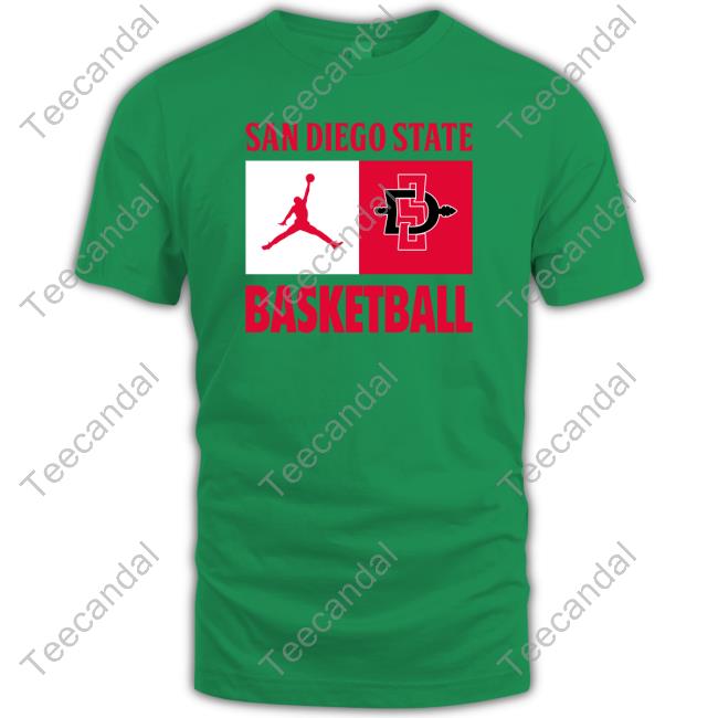 San Diego State Basketball New Shirt Lamont Butler Sr.