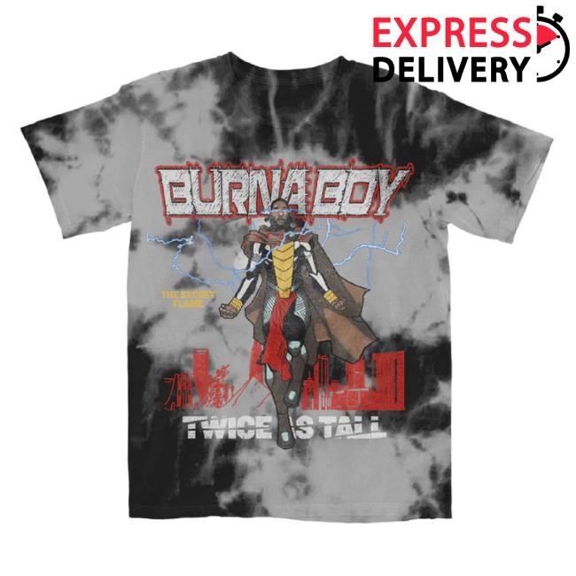 Original The Secret Flame Tie Dye Shirts Burna Boy Shop Merch Store