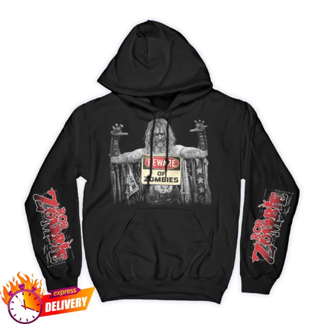 Official Robzombie Merch Store Robzombie Beware Of Zombies Tee Smoke Robzombie Apparel Clothing Shop