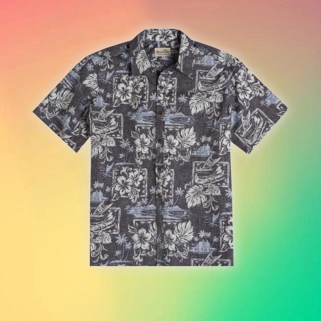 Hawaiian Opihi Rock Charcoal Tee Shirt