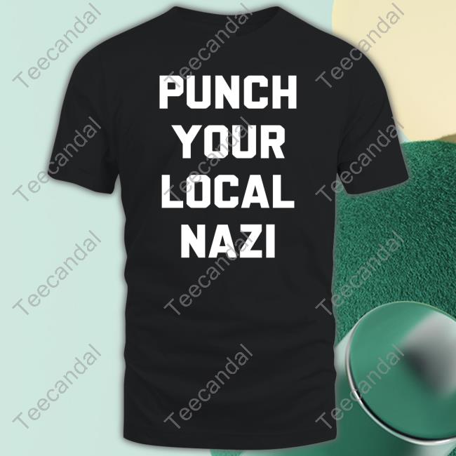 Elijah Schaffer Punch Your Local Nazi Tee Shirt