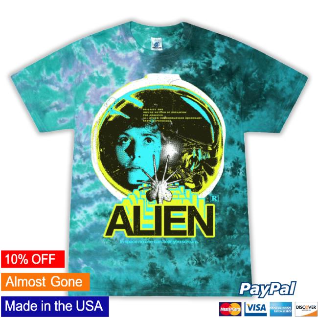 Teesfromthecrypt Shop Alien Pastel Tie Dye Hoodie