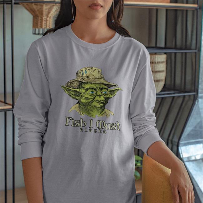 Yoda Fishing Alaska Funny T Shirt