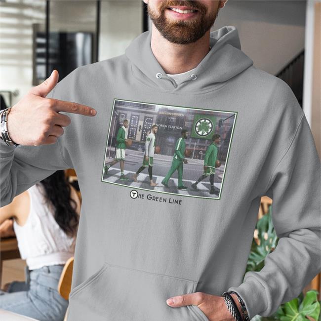 Green Line '22 Funny T Shirt Fan Favorite Store Boston Celtics