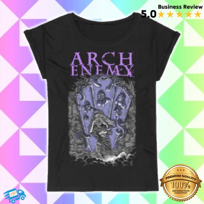 Official Arch Enemy Merch Store House Of Mirrors Purple Girl Classic Shirt Archenemy Shop