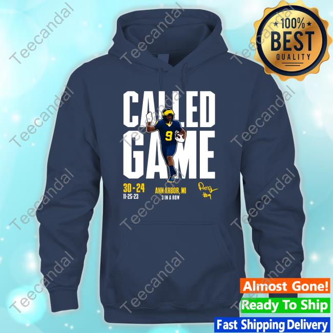 Rod Moore Called Game Vs Osu Shirts Michigan History 3 In A Row 11/25/23 Theplayerstrunk Rod Moore Called Game Vs Osu Long Sleeve T Shirt