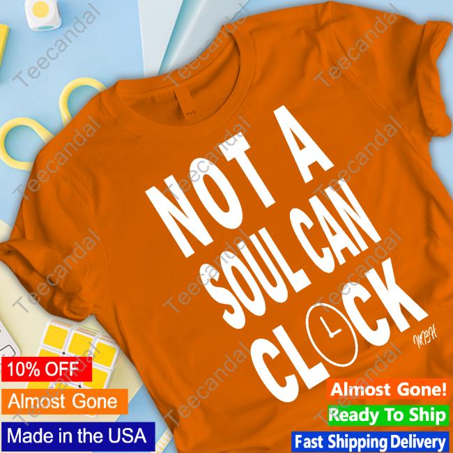 Not A Soul Can Clock Jumbo Print Hoodie