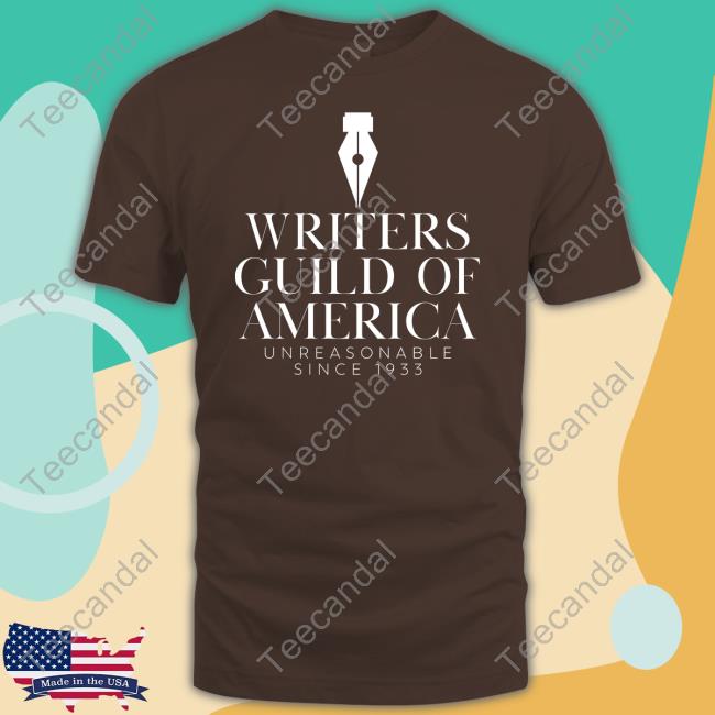 David H. Steinberg Writers Guild Of America Unreasonable Since 1933 T-Shirt, Hoodie, Tank Top, Sweater And Long Sleeve T-Shirt
