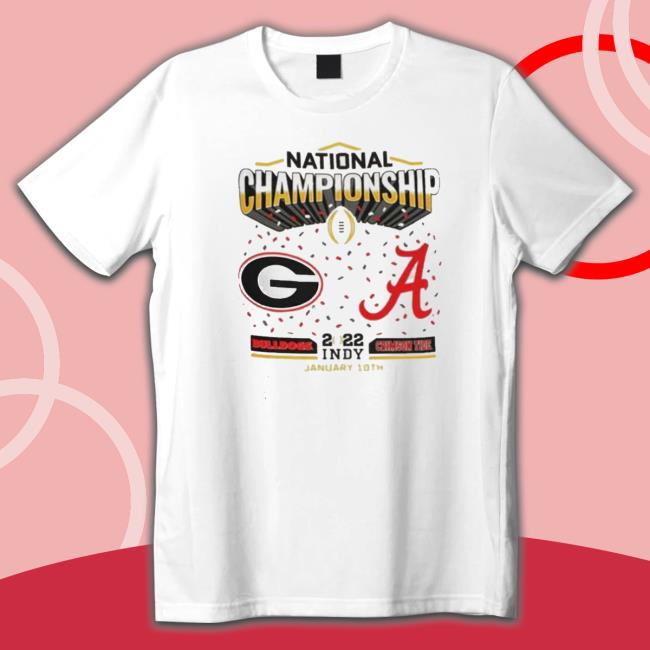 College Football Playoff National Championship Head-To-Head Logo Tee Shirt