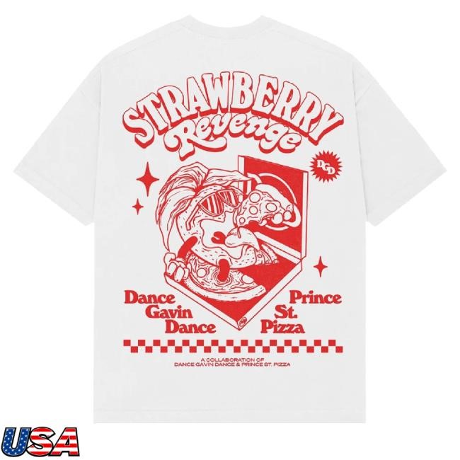 Official Dance Gavin Dance Merch Strawberry Revenge White T-Shirt, Hoodie, Tank Top, Sweater And Long Sleeve T-Shirt