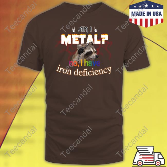 Swankyswamprat Am I Metal No I Have Iron Deficiency Hoodie Sweatshirt