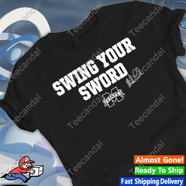Breakingt Store Mike Leach Swing Your Sword New Shirt