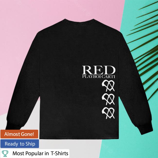 Official Playboi Carti Merch Playboi Carti Sicksid Long Sleeve Tee Shirt Black PlayboiCarti Clothing Shop Store