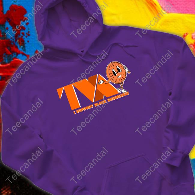 Tva I Support Black Businesses Hoodie Ysl Ron Tva I Support Black Businesses Long Sleeve Tee Shirt