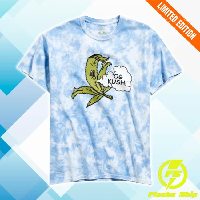 Official Altru Apparel Merch Store Og Kush Cloud Dye Graphic Hoodie Sweatshirt Altruapparel Shop