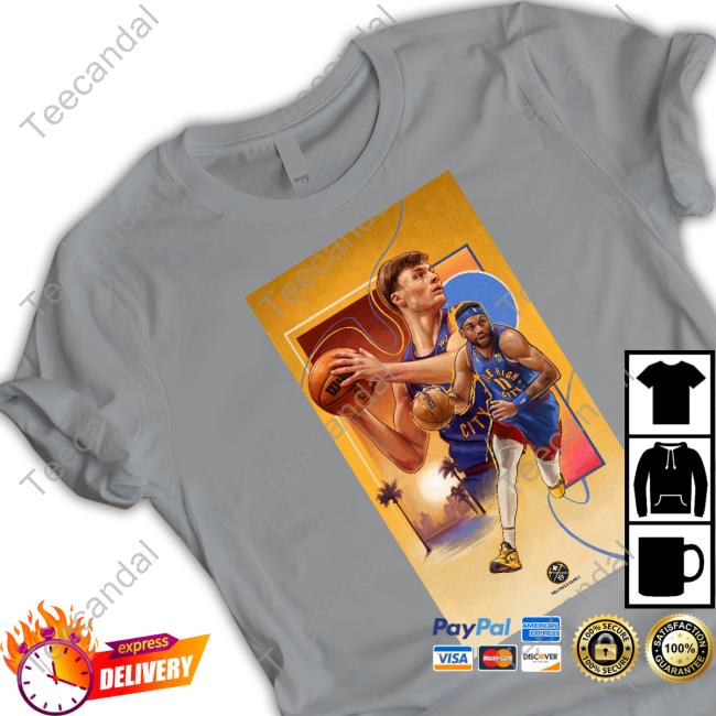 Denver Nuggets Christian Braun And Bruce Brown Jr Tee Shirt