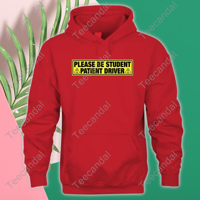 Shirts That Go Hard Please Be Student Patient Driver Tee Shirt