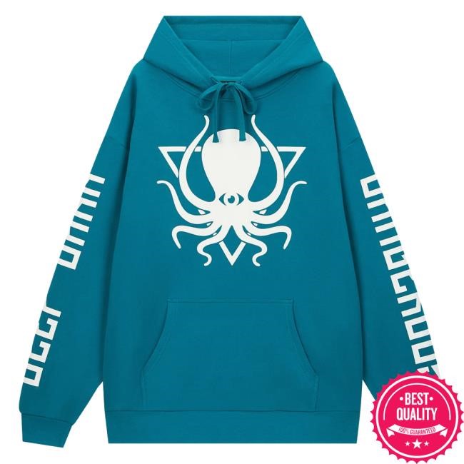 Deep Dark And Dangerous Merch Neptune Blue Fleece Pullover Hoodie Sweatshirt